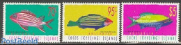 Cocos Islands 1998 Definitives, Fish 3v, Mint NH, Nature - Fish - Poissons
