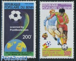 Benin 1981 Football 2v, Mint NH, Sport - Football - Unused Stamps