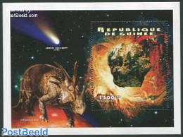 Guinea, Republic 1998 Minerals S/s, Mint NH, History - Nature - Geology - Prehistoric Animals - Prehistóricos