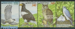 Korea, South 1999 Birds Of Prey 4v [:::] Or [+], Mint NH, Nature - Birds - Birds Of Prey - Owls - Corea Del Sud