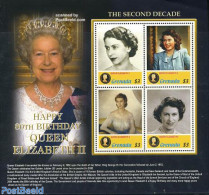 Grenada 2006 Elizabeth II 80th Birthday 4v M/s, Mint NH, History - Kings & Queens (Royalty) - Case Reali