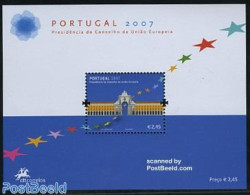 Portugal 2007 EU Presedency S/s, Mint NH, History - Europa Hang-on Issues - Nuevos