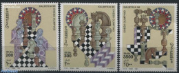 Somalia 1998 Chess 3v, Mint NH, Sport - Chess - Schach