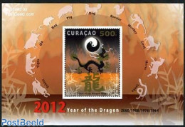 Curaçao 2012 Year Of The Dragon S/s, Mint NH, Various - New Year - Anno Nuovo