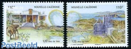 New Caledonia 2012 120 Years Voh 2v, Mint NH, Nature - Science - Various - Environment - Mining - Industry - Nuevos