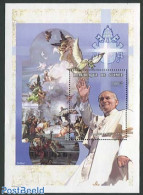 Guinea, Republic 1998 Pope John Paul II S/s, Mint NH, Religion - Pope - Religion - Papas