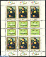 Hungary 1974 Mona Lisa M/s, Mint NH, Art - Leonardo Da Vinci - Paintings - Unused Stamps