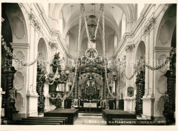 73356559 Mariaschein Tschechien Basilika Innenansicht Mariaschein Tschechien - Tschechische Republik