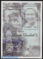 Tuvalu 2003 Golden Jubilee S/s, Mint NH, History - Kings & Queens (Royalty) - Familles Royales