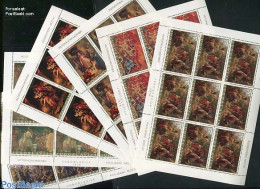 Yugoslavia 1976 Paintings 6 M/ss, Mint NH, Art - Paintings - Unused Stamps