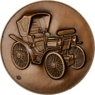 France, Médaille, Ville De Sochaux, Peugeot, 1966, Bronze, SPL - Otros & Sin Clasificación