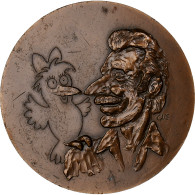 France, Médaille, Bande Dessinée, Jeunesse, Barberousse, 1979, Bronze, Gus - Otros & Sin Clasificación