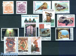 Andorra, Spanish Post 2002 Yearset 2002, Complete, 14v, Mint NH, Various - Yearsets (by Country) - Nuevos