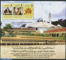 Brunei 1998 Crown Prince S/s, Mint NH, History - Kings & Queens (Royalty) - Case Reali