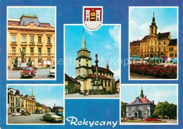 73356507 Rokycany Kirche Mariensaeule Rathaus Denkmal Innenstadt Rokycany - República Checa