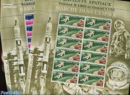 Togo 1965 Space 2 Sheets, Mint NH, Transport - Togo (1960-...)