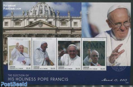 Saint Vincent & The Grenadines 2013 Canouan, Pope Francis S/s, Mint NH, Religion - Pope - Religion - Papi