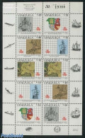 Venezuela 1991 Discovery Of America M/s, Mint NH, History - Transport - Various - Coat Of Arms - Explorers - Ships And.. - Esploratori