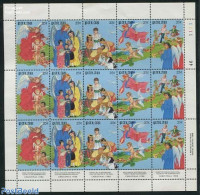 Palau 1988 Christmas M/s, Mint NH, Religion - Angels - Christmas - Christianisme