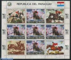 Paraguay 1988 Olympic Games M/s, Mint NH, Nature - Sport - Horses - Olympic Games - Paraguay