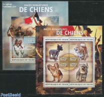 Niger 2013 Dogs 2 S/s, Mint NH, Nature - Dogs - Níger (1960-...)