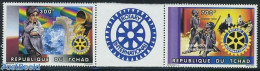 Chad 1996 Rotary Int. 2v+tab [::], Mint NH, Nature - Various - Water, Dams & Falls - Rotary - Other & Unclassified