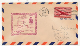 Etats Unis - Env. Depuis Lander Wyo - 10 Juin 1947 - First Flight U.S Air Mail AM 74 - 2c. 1941-1960 Cartas & Documentos