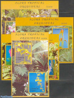 Colombia 2003 Orchids 4 S/s, Mint NH, Nature - Flowers & Plants - Orchids - Kolumbien