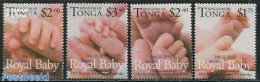 Tonga 2013 Royal Baby 4v, Mint NH, History - Kings & Queens (Royalty) - Royalties, Royals