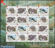 Croatia 1999 WWF, Snakes M/s, Mint NH, Nature - Snakes - World Wildlife Fund (WWF) - Croatia