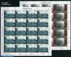 Faroe Islands 2004 Europa 2 M/ss, Mint NH, History - Transport - Various - Europa (cept) - Ships And Boats - Tourism - Barcos