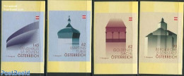 Austria 2013 Definitives 4v S-a (from Booklets), Mint NH, Religion - Churches, Temples, Mosques, Synagogues - Nuevos