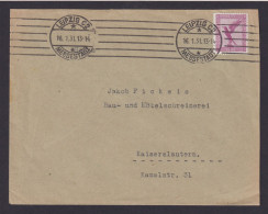 Flugpost Airmail Brief EF 379 Adler Deutsches Reich Leipzig Messe Sachsen - Cartas & Documentos