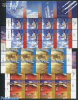 Israel 2013 Aviation 3 M/s, Mint NH, Transport - Aircraft & Aviation - Unused Stamps (with Tabs)