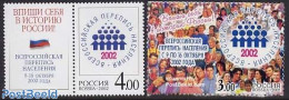 Russia 2002 National Census 2v+tabs [:], Mint NH, Science - Statistics - Zonder Classificatie