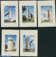 Uruguay 1997 Lighthouses 5v S-a, Mint NH, Various - Lighthouses & Safety At Sea - Fari