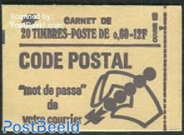 France 1974 Definitives Booklet 20x0.60, Mint NH, Stamp Booklets - Nuevos