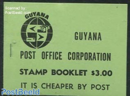 Guyana 1981 Fish Overprints Booklet, Mint NH, Nature - Fish - Stamp Booklets - Pesci