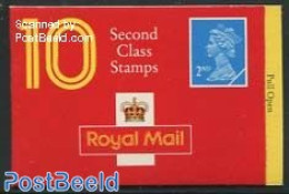 Great Britain 1994 Definitives Booklet, 10x2nd, New Text Inside (Call), Mint NH, Stamp Booklets - Other & Unclassified