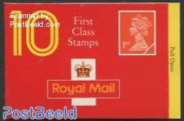 Great Britain 1994 Definitives Booklet, 10x1st, (Call 0345 111 222) Inside, Mint NH, Stamp Booklets - Autres & Non Classés