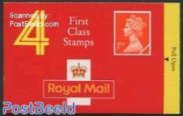 Great Britain 1990 Definitives Booklet, 4x2nd, Wallsall, Freepost Newcastle Inside, Mint NH, Stamp Booklets - Nuevos