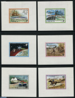 Liberia 1974 UPU Centenary 6 S/s Imperforated, Mint NH, Nature - Transport - Horses - Post - U.P.U. - Railways - Ships.. - Correo Postal