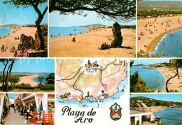 73356098 Playa De Aro Cataluna Strand Kuestenpanoama Souvenirgeschaefte Landkart - Autres & Non Classés