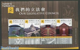 Hong Kong 2013 Legislative Council 4v M/s, Mint NH, Various - Justice - Unused Stamps