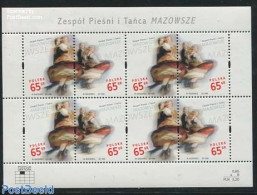 Poland 1998 Mazowsze M/s, Mint NH, Performance Art - Various - Dance & Ballet - Folklore - Ungebraucht