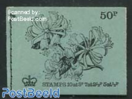 Great Britain 1971 Definitives Booklet, Honeysuckle (august 1971), Mint NH, Nature - Flowers & Plants - Stamp Booklets - Nuevos