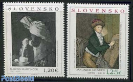 Slovakia 2013 Paintings 2v, Mint NH, Art - Paintings - Unused Stamps