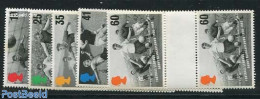 Great Britain 1996 European Football Championships 5v, Gutter Pairs, Mint NH, Sport - Football - Autres & Non Classés