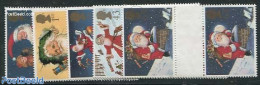 Great Britain 1997 Christmas 5v, Gutter Pairs, Mint NH, Religion - Christmas - Otros & Sin Clasificación