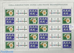 Bulgaria 1968 Co-operation With Scandinavia Sheet, Mint NH, History - Transport - Europa Hang-on Issues - Ships And Bo.. - Neufs